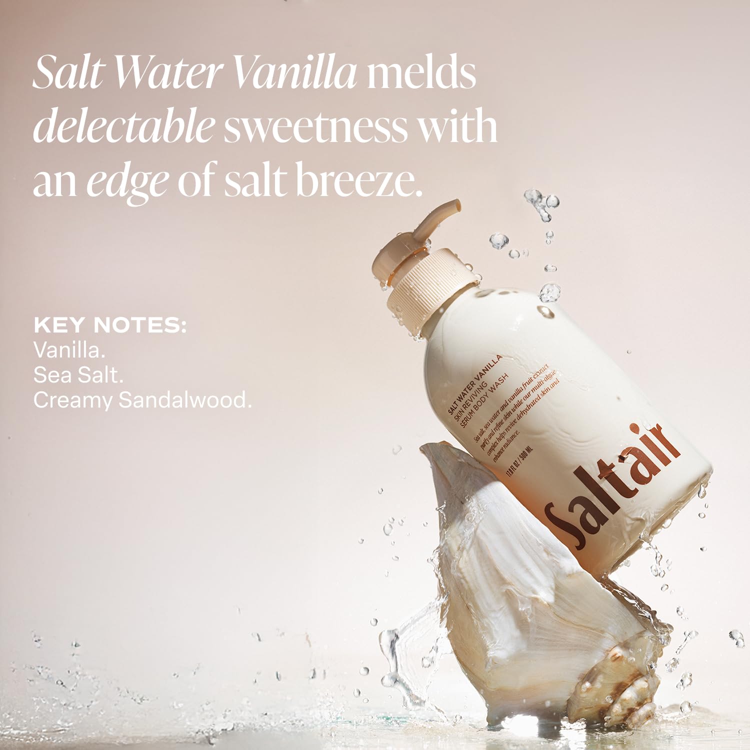 Saltair Salt Water Vanilla Serum Body Wash