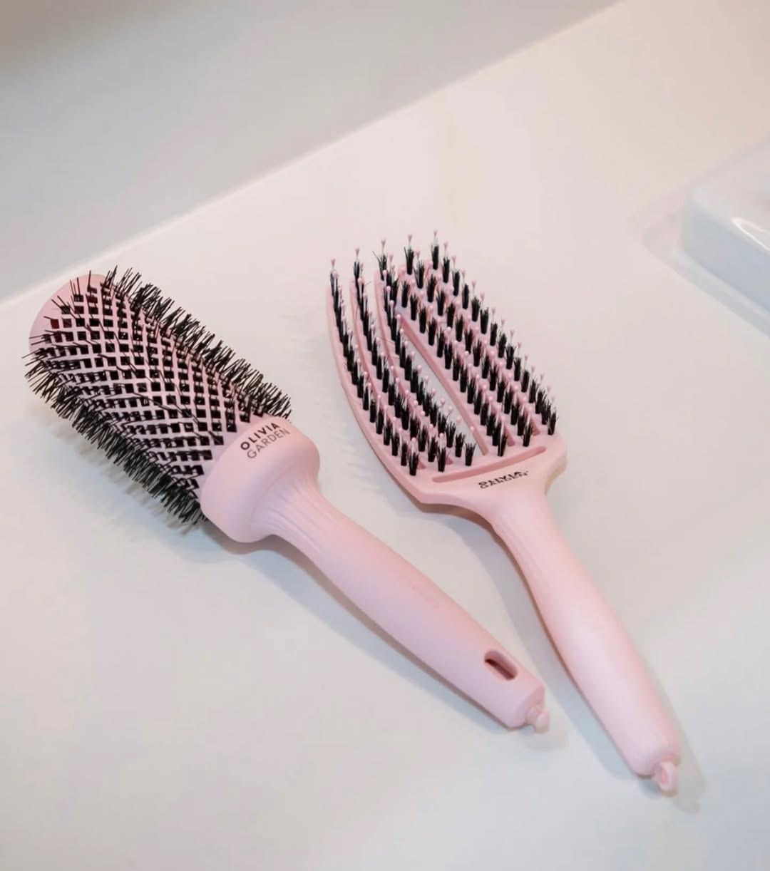 Olivia Garden Pastel Pink Blowout kit