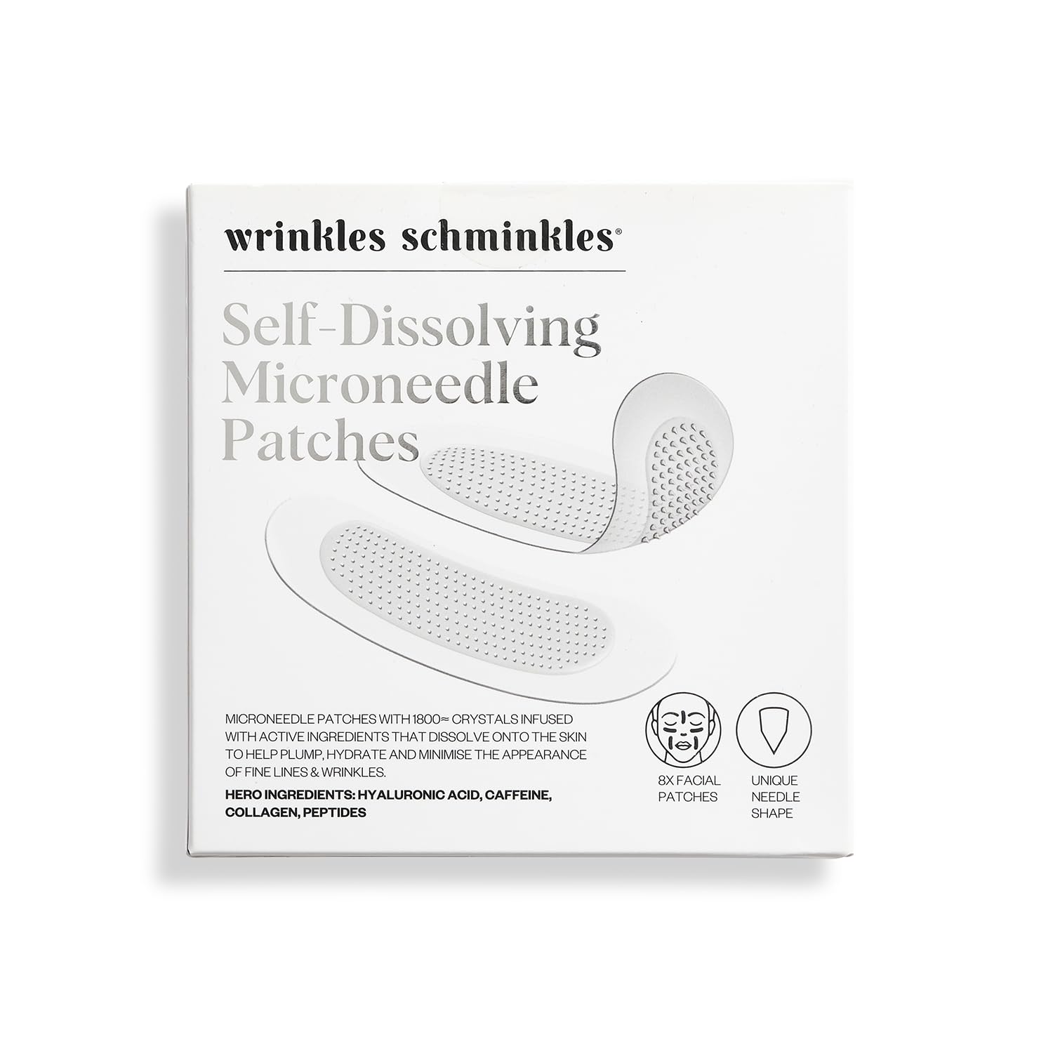 Wrinkles Schminkles Self-Dissolving Microneedle Patches
