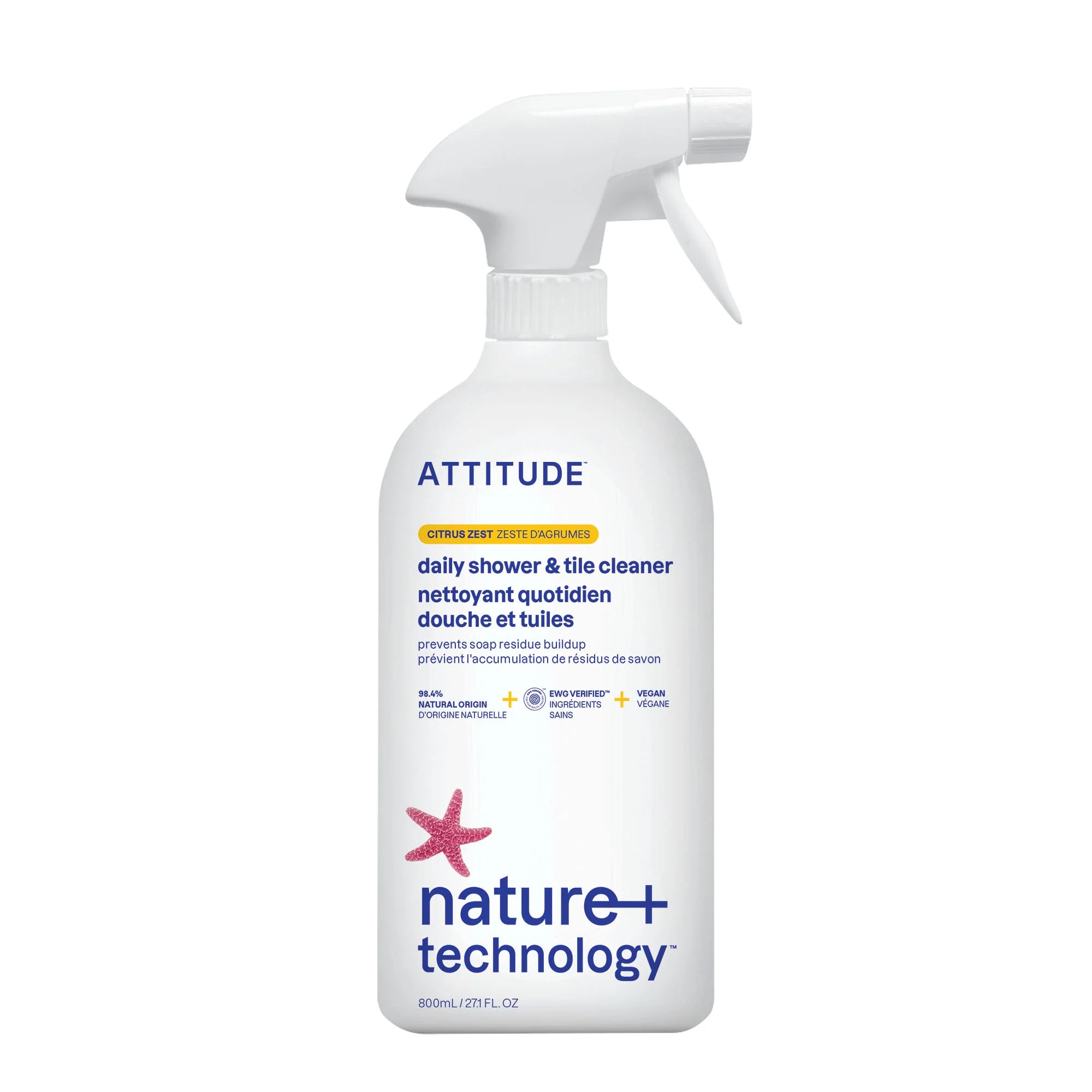ATTITUDE Nature + Technology™ Daily Shower & Tile Cleaner