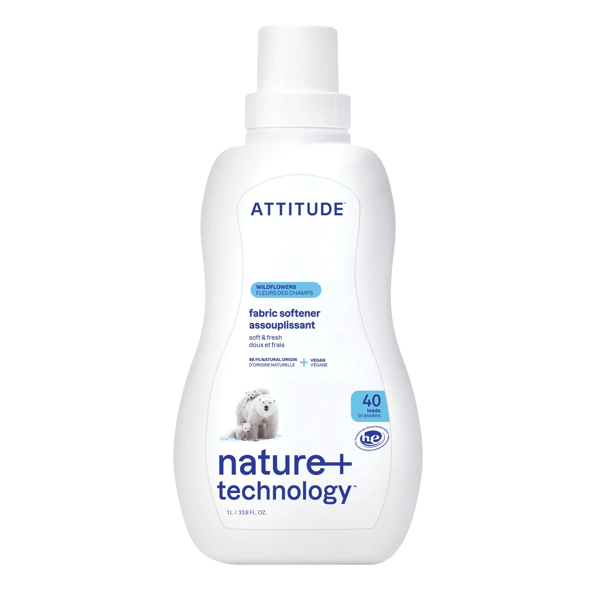 ATTITUDE Nature + Technology™  Fabric Softener 40 Loads
