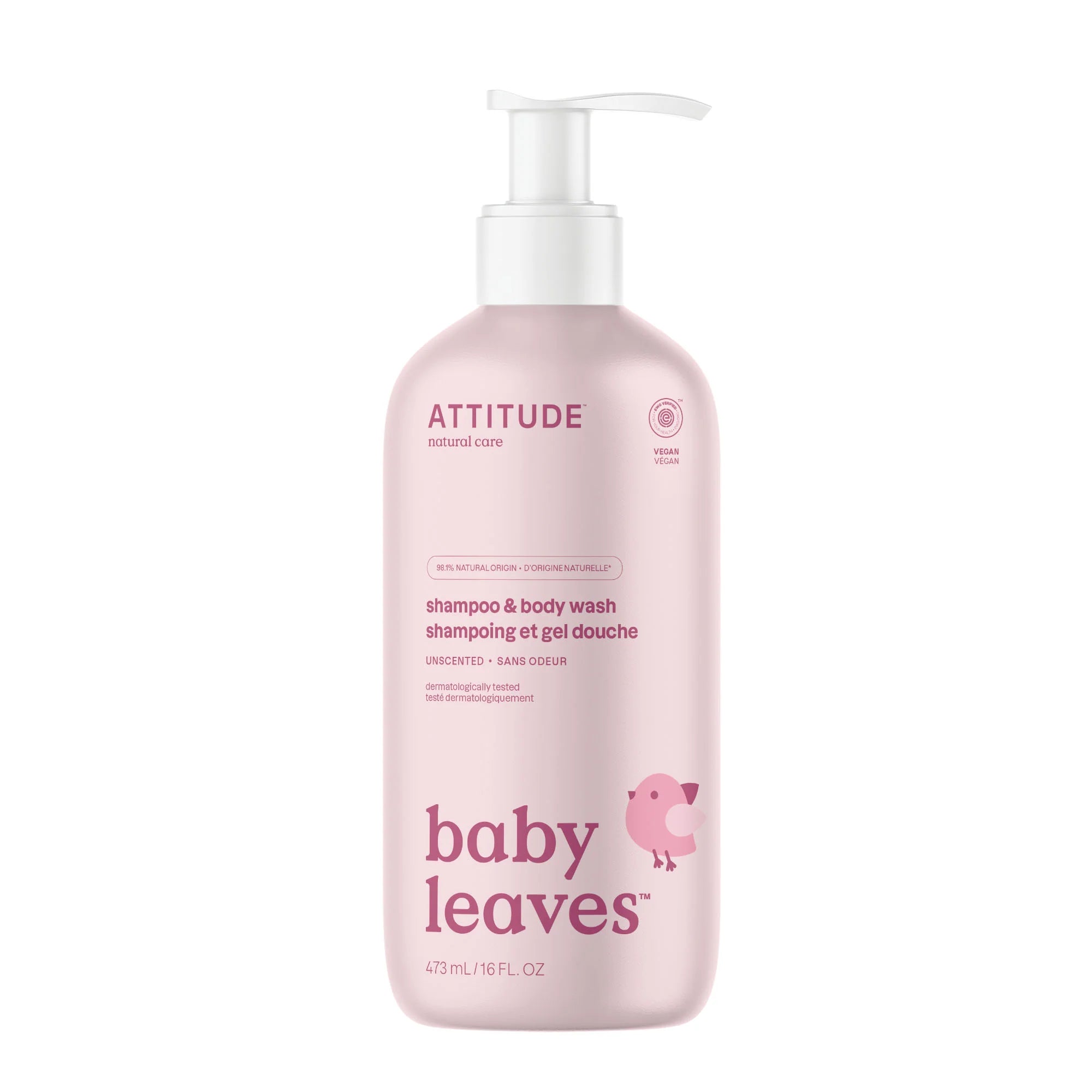 ATTITUDE Baby Leaves™ 2-in-1 Shampoo & Body Wash