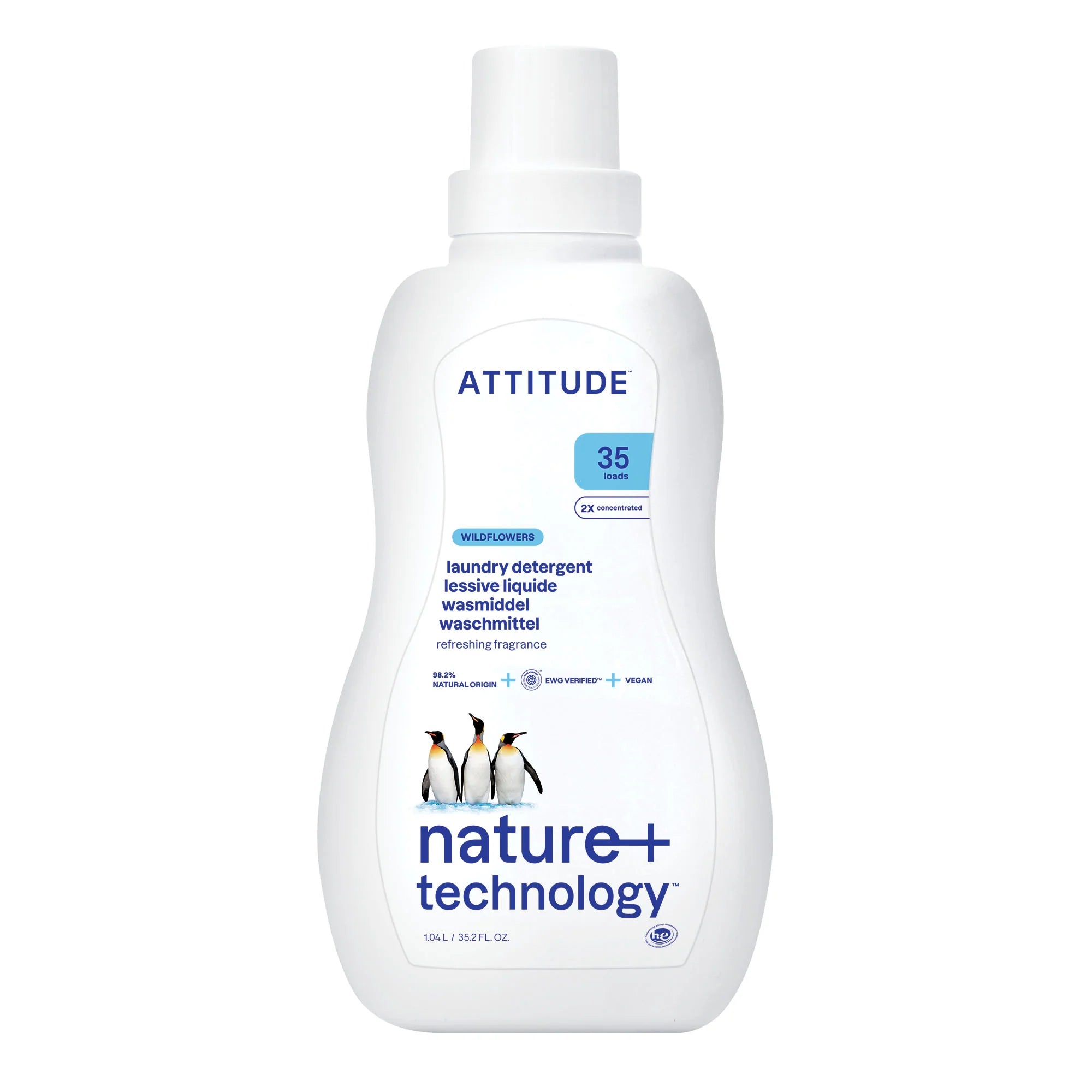 ATTITUDE Nature + Technology™  Laundry Detergent 35 Loads