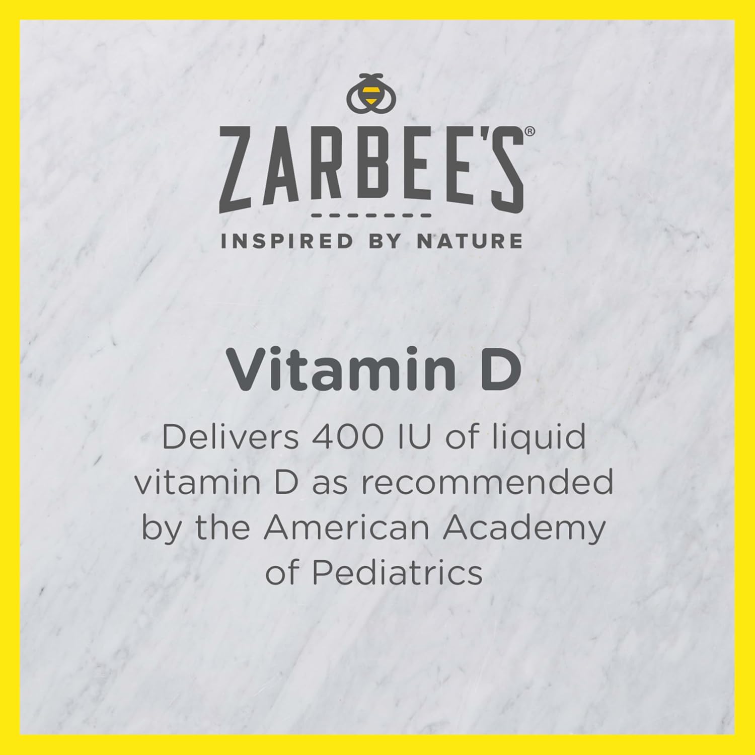Zarbee's Vitamin D Drops for Infants, 400IU