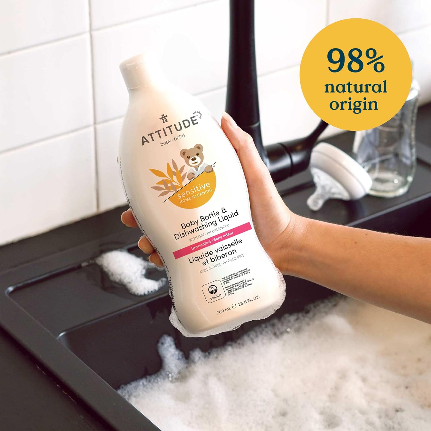 ATTITUDE Baby Bottle & Dishwashing Liquid