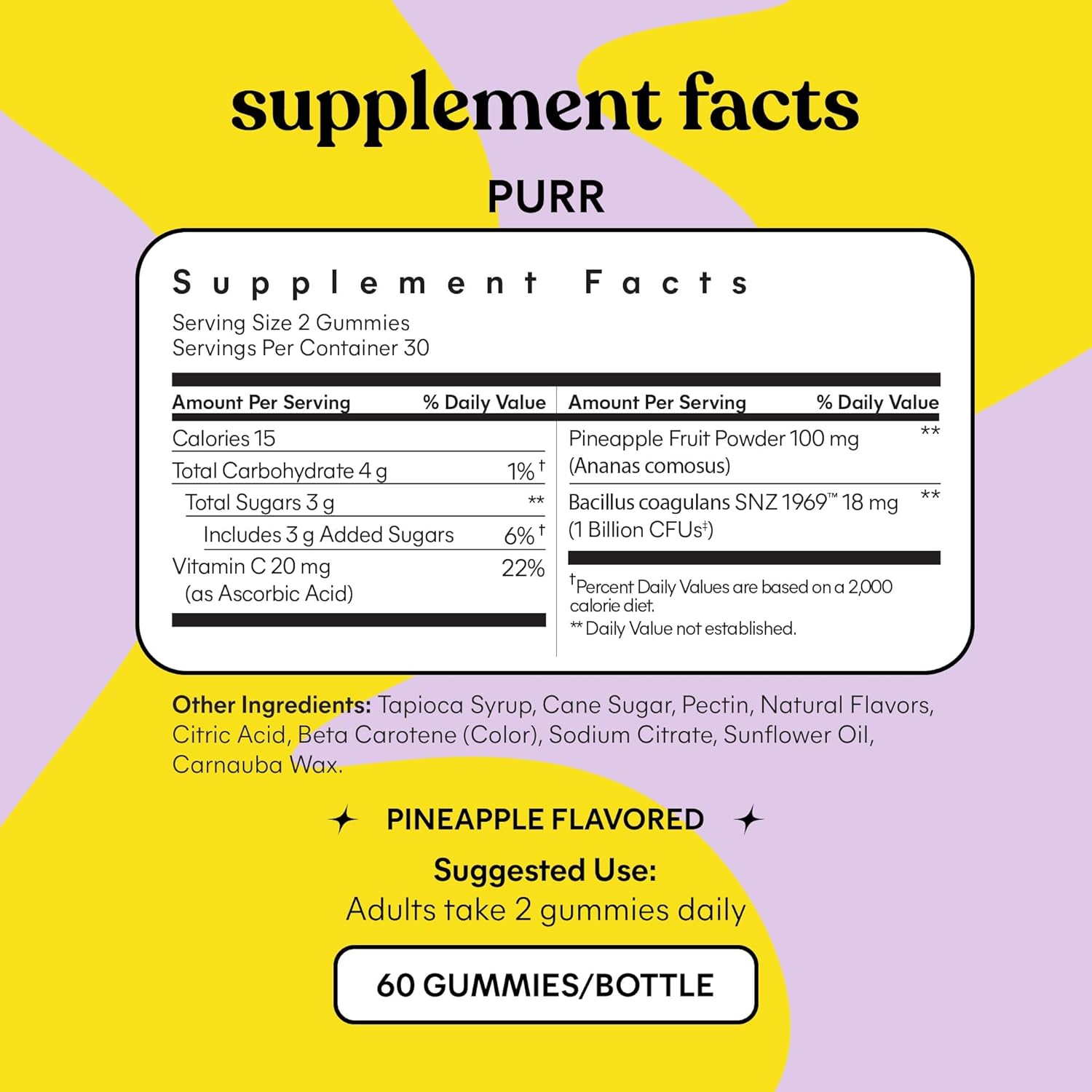 Lemme Purr Vaginal Probiotic Gummies