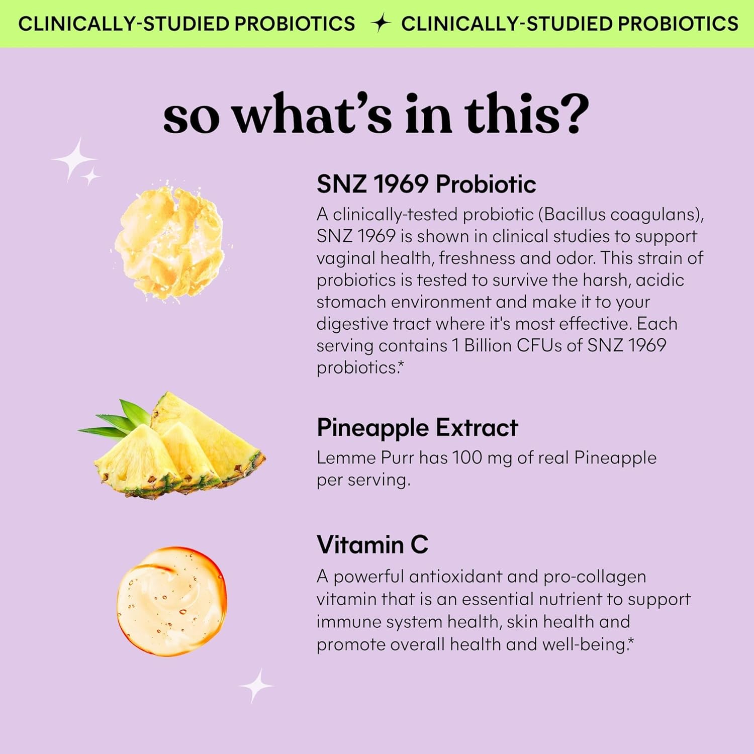 Lemme Purr Vaginal Probiotic Gummies