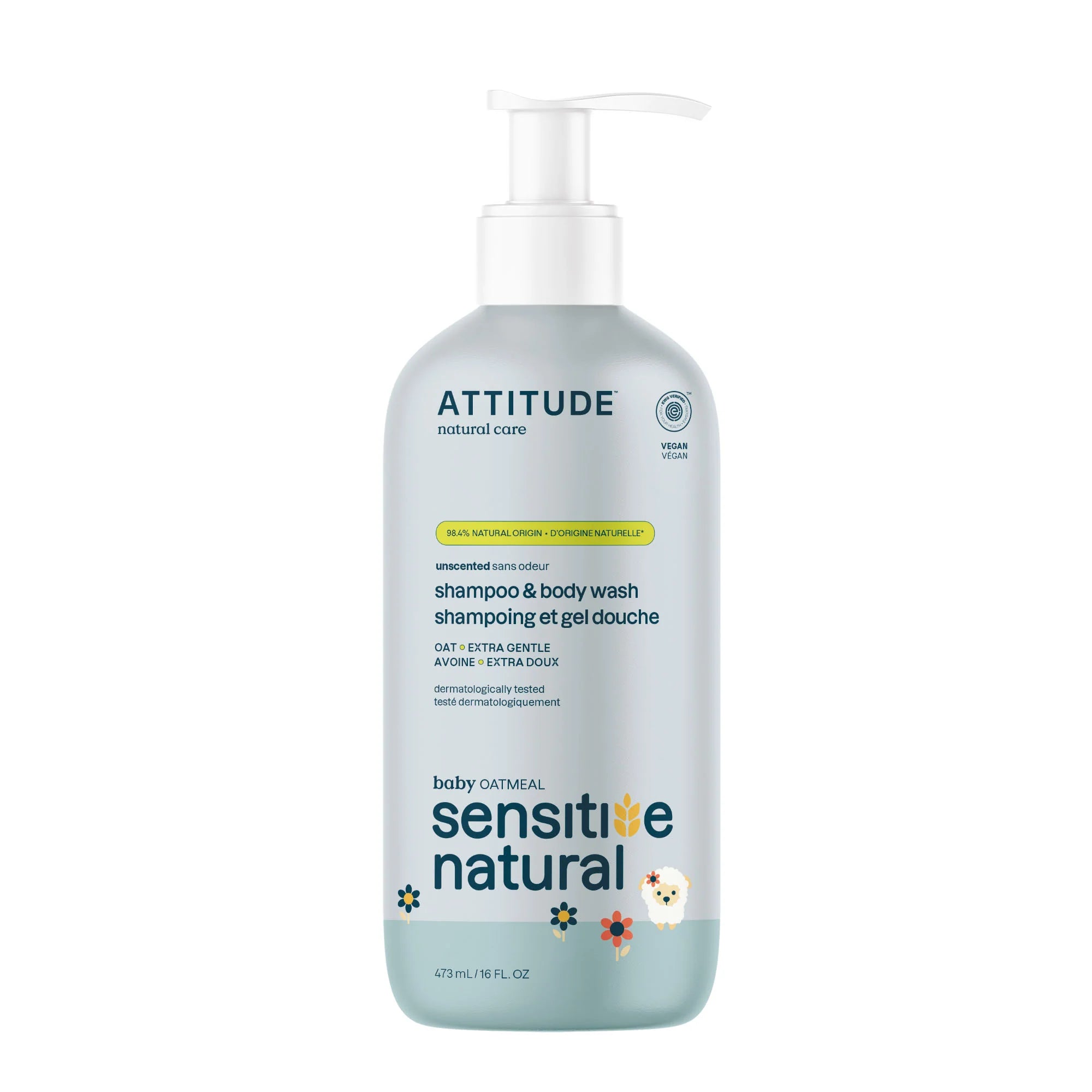 ATTITUDE Sensitive natural - Baby 2-in-1 Shampoo & Body Wash