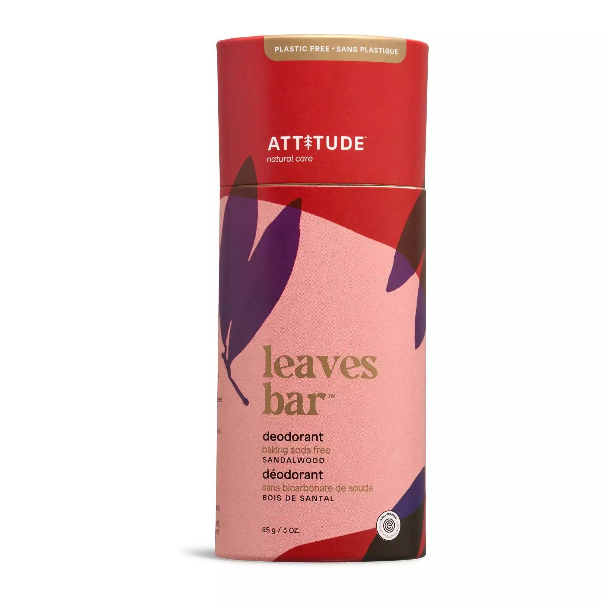 ATTITUDE Leaves bar™  Plastic Free Deodorant