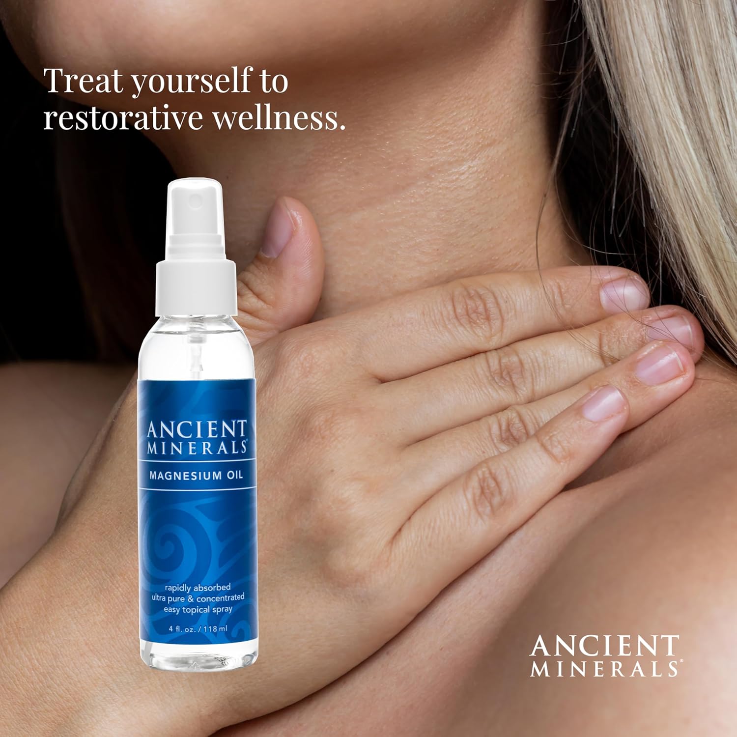 Ancient Minerals Magnesium Oil Spray Bottle