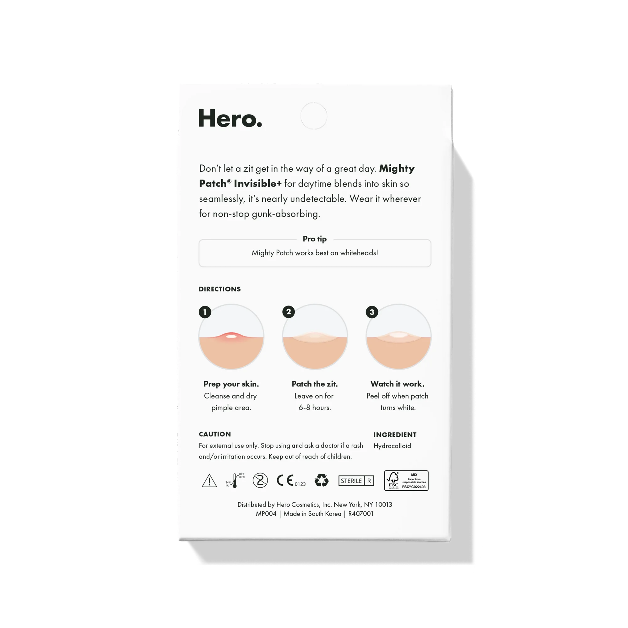 Hero Cosmetics Mighty Patch Invisible