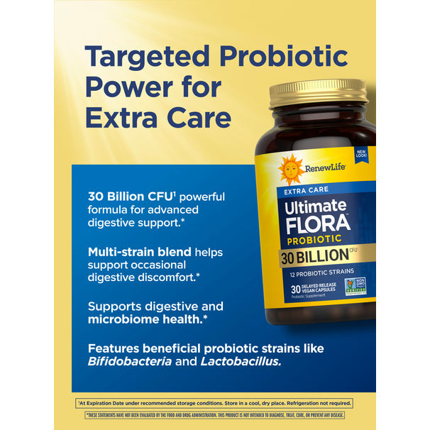 Renew Life Ultimate Flora Extra Care Probiotic 30 Billion