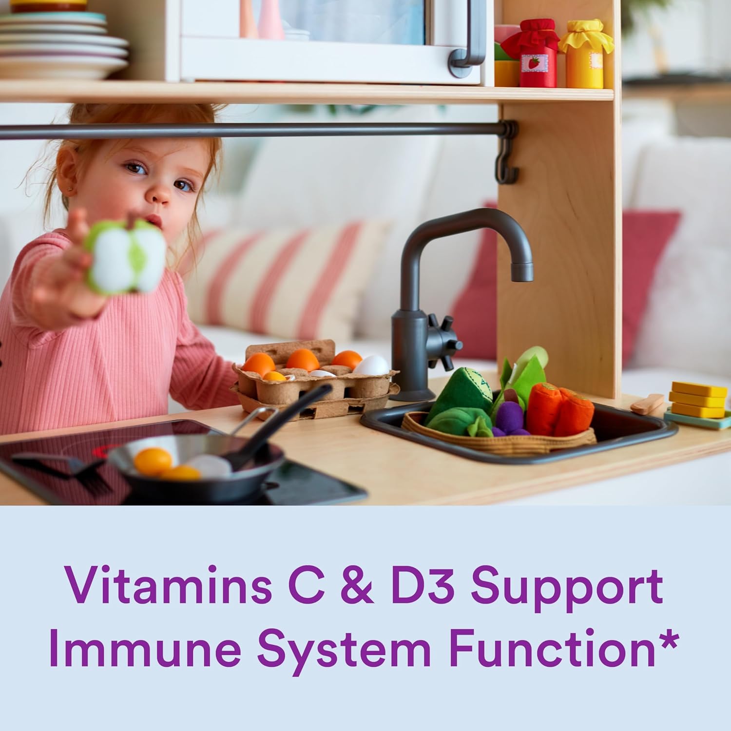 SmartyPants Organic Toddlers Multi & Probiotic Gummies