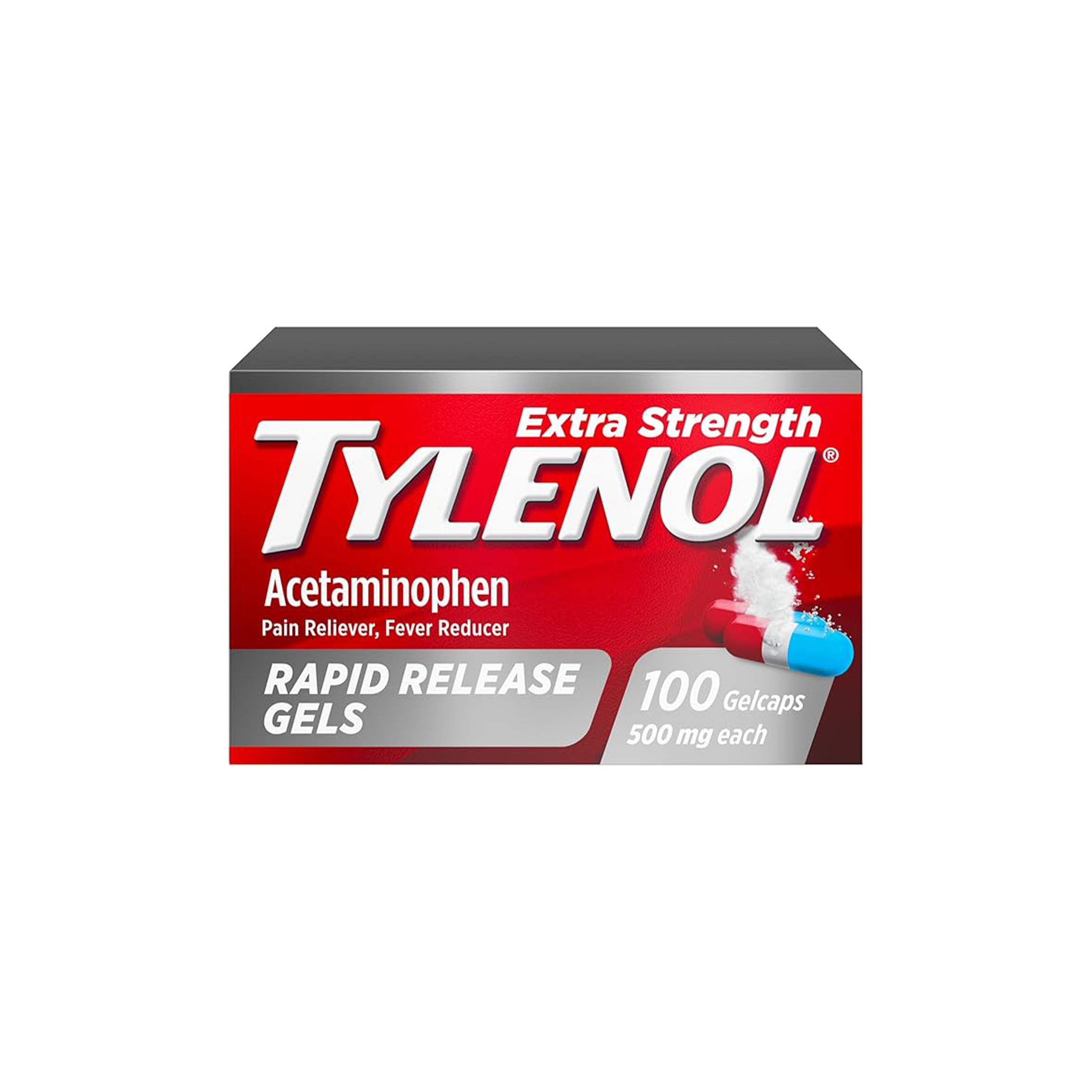 Tylenol Extra Strength Acetaminophen Rapid Release Gels