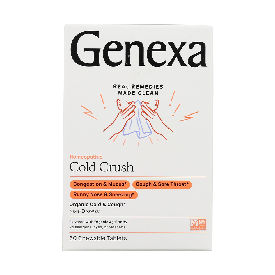 Genexa Cold Crush, Homeopathic Cough & Cold Relief for Adults