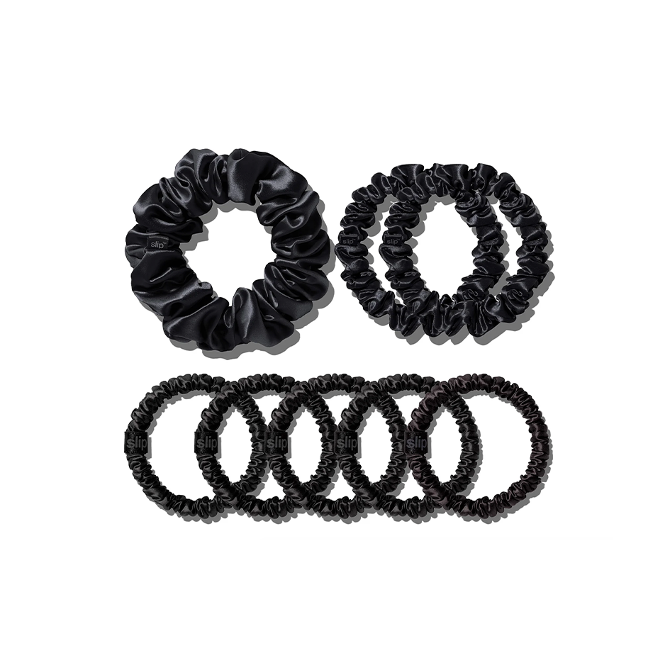 Slip Assorted Scrunchies Mega Set - Black