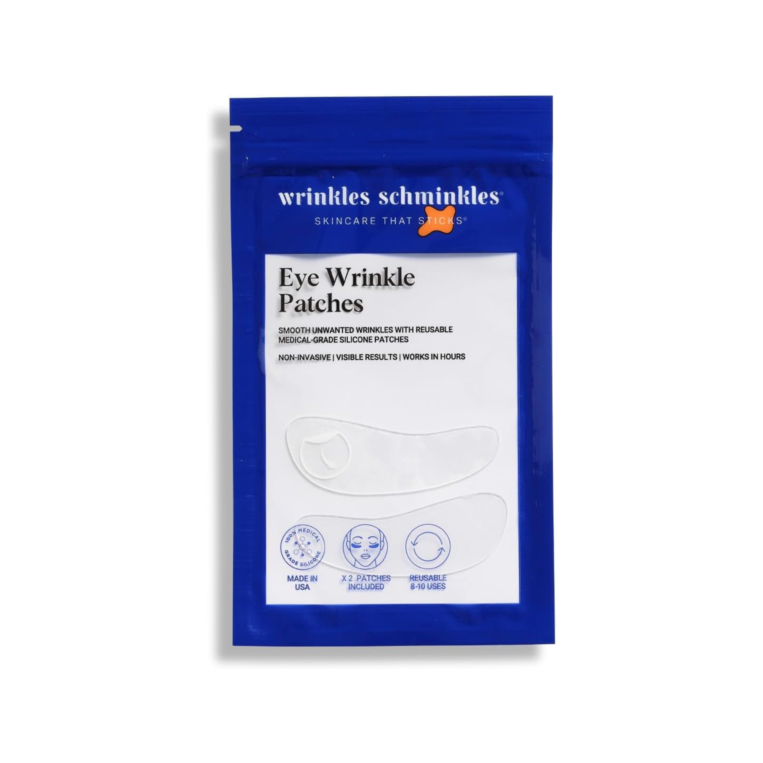 Wrinkles Schminkles Eye Wrinkle Patches (One Pair, Up to 20 Uses)