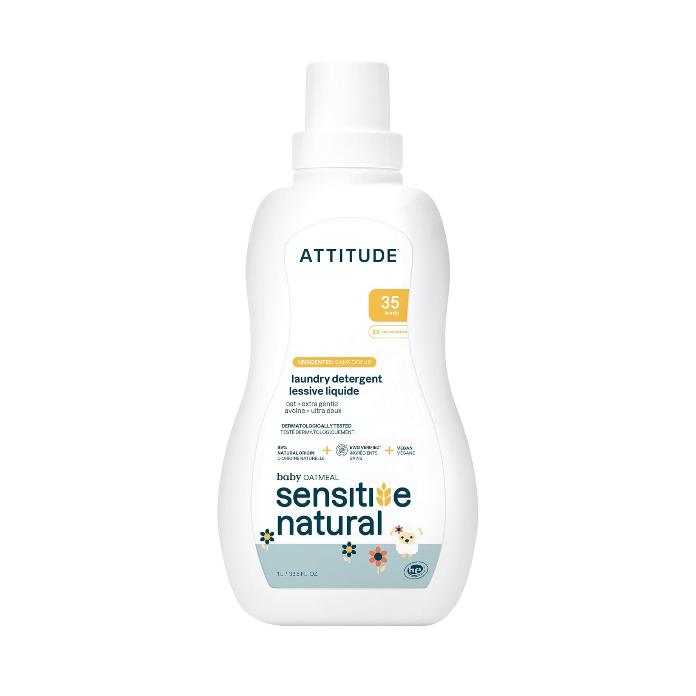ATTITUDE Baby Sensitive Laundry Detergent