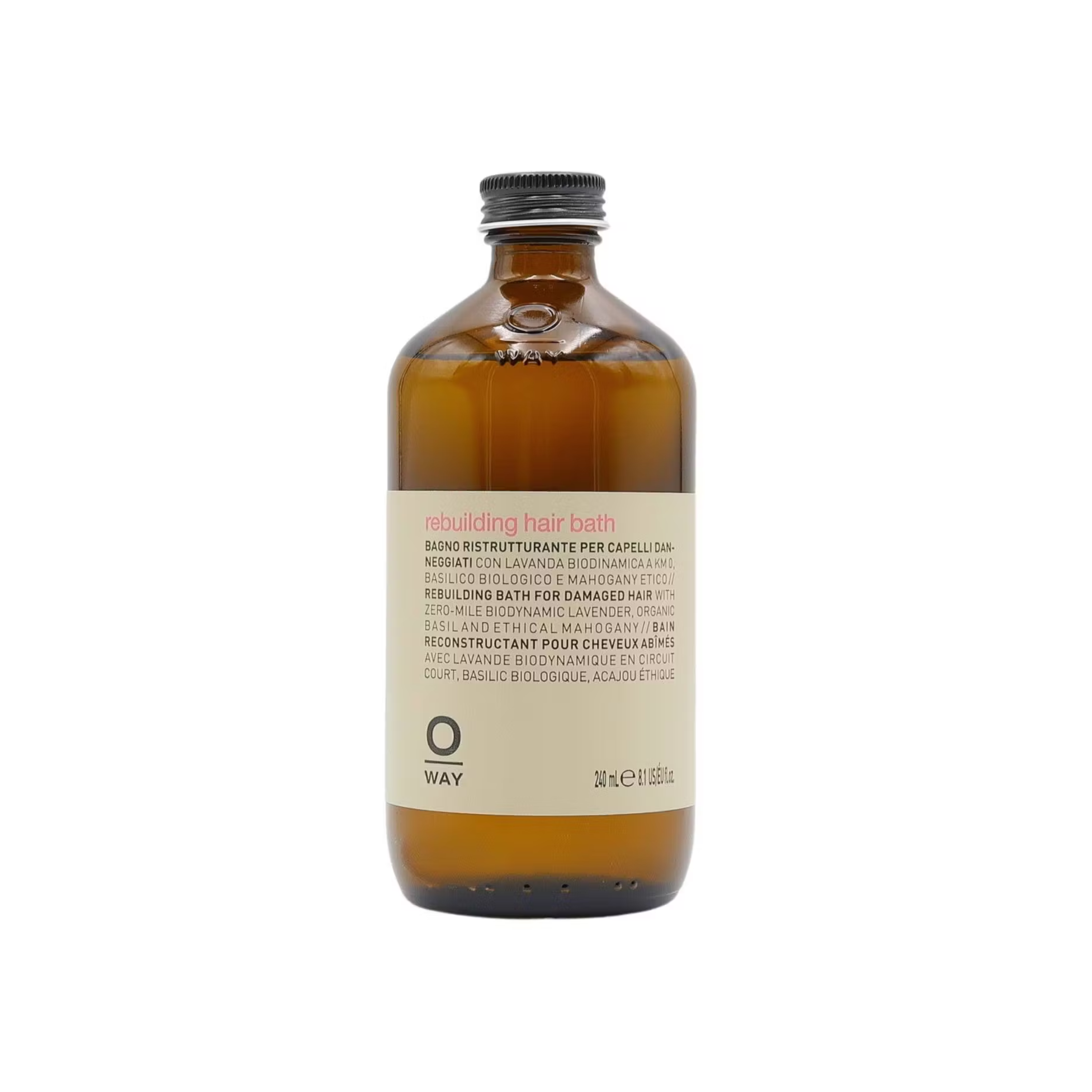 Oway Organics Rebuilding Hair Bath Shampoo